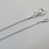 Sterling Silver CURB Chain Necklace 1.8mm 925 Italy 16", 18", 20", 24", 30" NEW