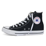 Original Converse all star shoes men women's sneakers canvas shoes all black high classic Skateboarding Shoes free shipping
