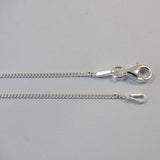 Sterling Silver CURB Chain Necklace 1.8mm 925 Italy 16", 18", 20", 24", 30" NEW